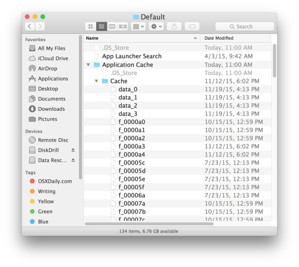 clearing your cookies and cache with mac os for google chrome